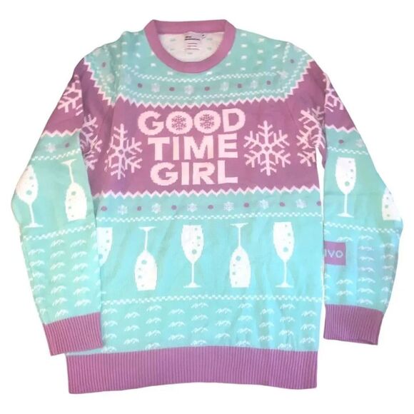 The Real Housewives of Salt Lake City Good Time Girl Holiday Sweatshirt - Picture 2 of 5